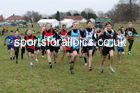 Boys under-13s, 2021 North Eastern Cross Country Championships, Sedgefield. Photo: David T. Hewitson/Sports for All Pics